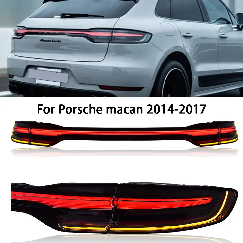 

Светодиодный задний фонарь для Porsche Macan 2014-2017 Macan Светодиодные задние фонари Противотуманные фары Дневные ходовые огни DRL Тюнинг автомобилей Аксессуары
