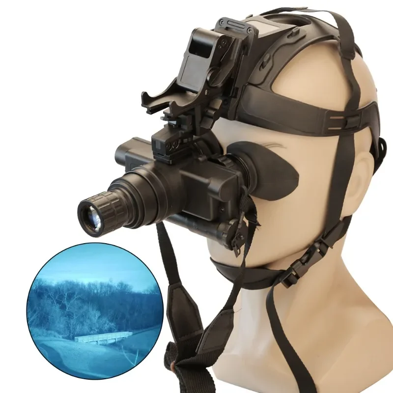 PVS7 NVGS Optical PVS7 Helmet-mounted White Phosphor Tube Night Vision Goggles Cheap Gen 2+ NVG Night Vision Goggles Green Image