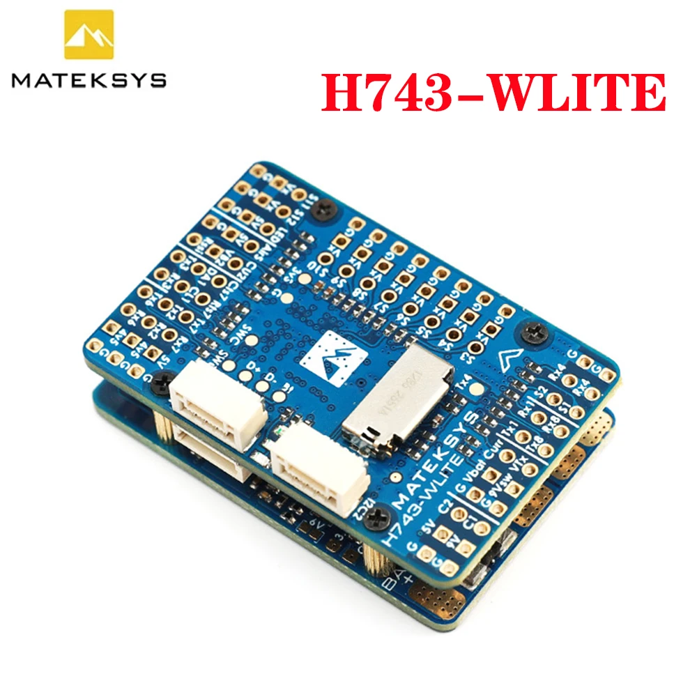 

MATEK H743-WLITE H743-Wing Lite ArduPilot INAV Flight Controller 2-6S LIPO 20X20mm for RC FPV Multirotor Airplane Fixed-Wing