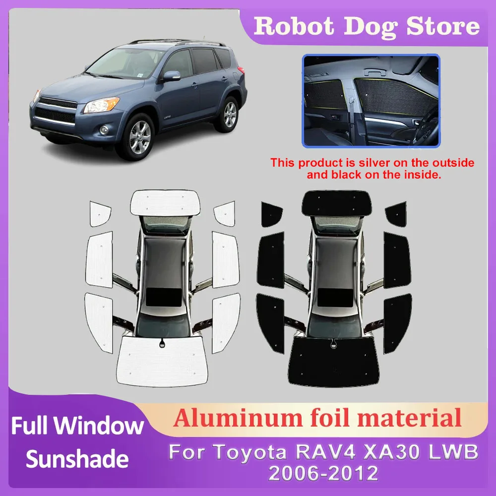 

Sunshades For Toyota RAV4 XA30 2006-2012 LWB Accessories Windows Sun Visors Windshields Curtains Anti-UV Covers Car Accessories