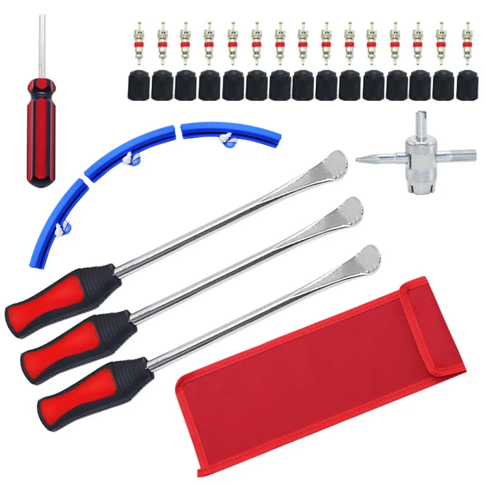 

39 шт., набор инструментов для ремонта шин, рычаг шины, шиномонтажный станок, инструменты для разборки и установки автомобилей, мотоциклов, ремонта велосипедов