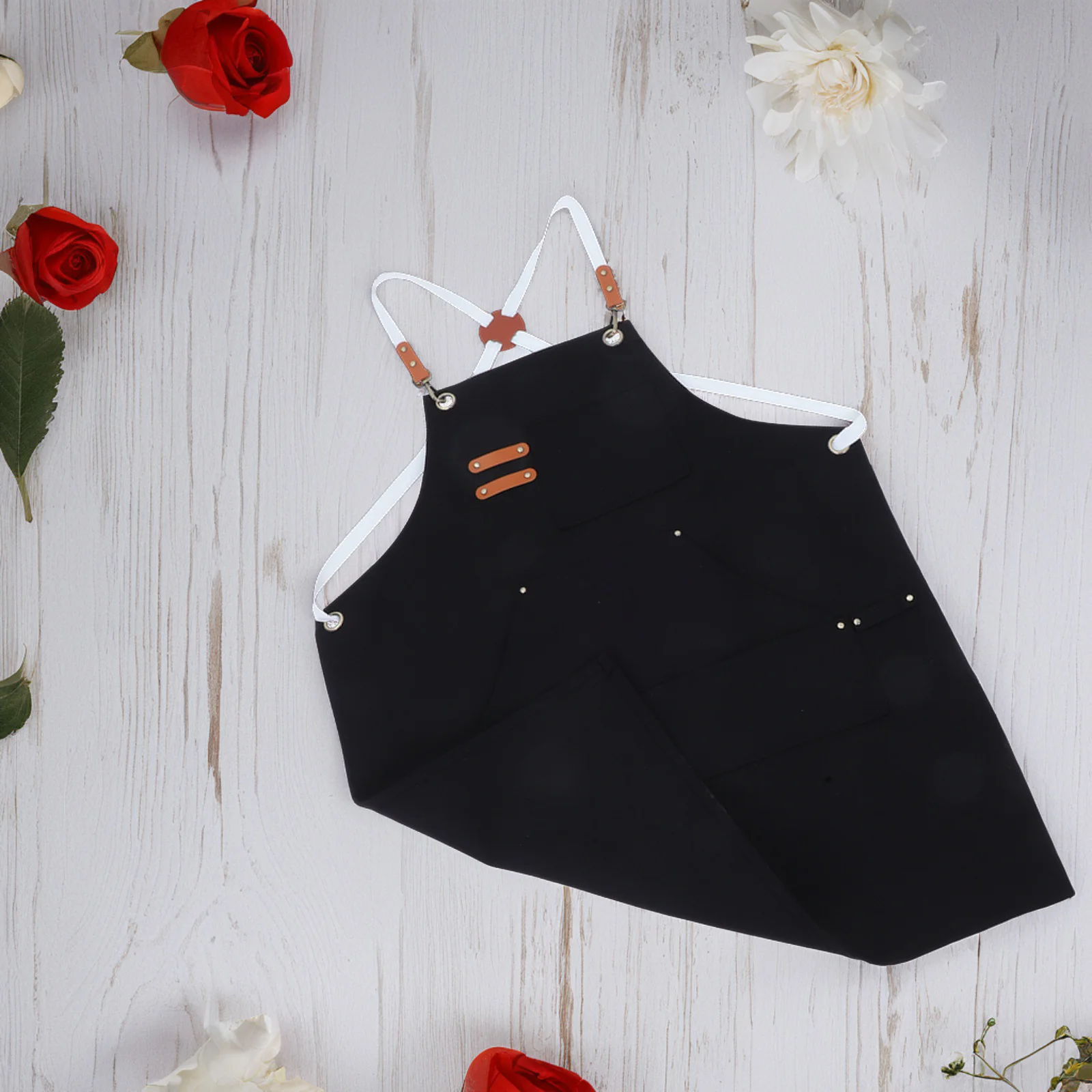 

Functional Thick Canvas Tool Apron with Ample Storage Workwear for Men Outdoor Grilling Carpentry Lawn Maintenance Welding