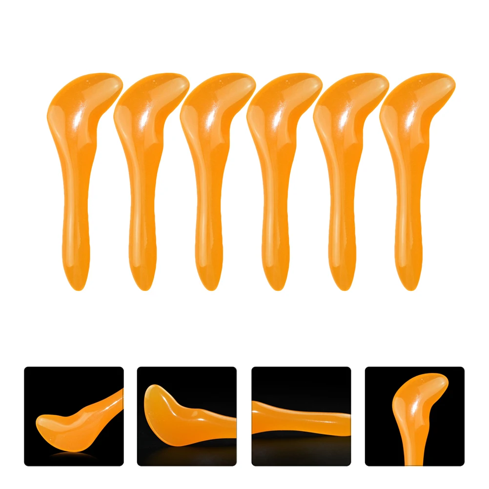 

Massage Tool Stone Scraping Tool Ergonomic H Yellow Board Gua Sha Massager Promote Circulation Relief Face Neck Shoulders