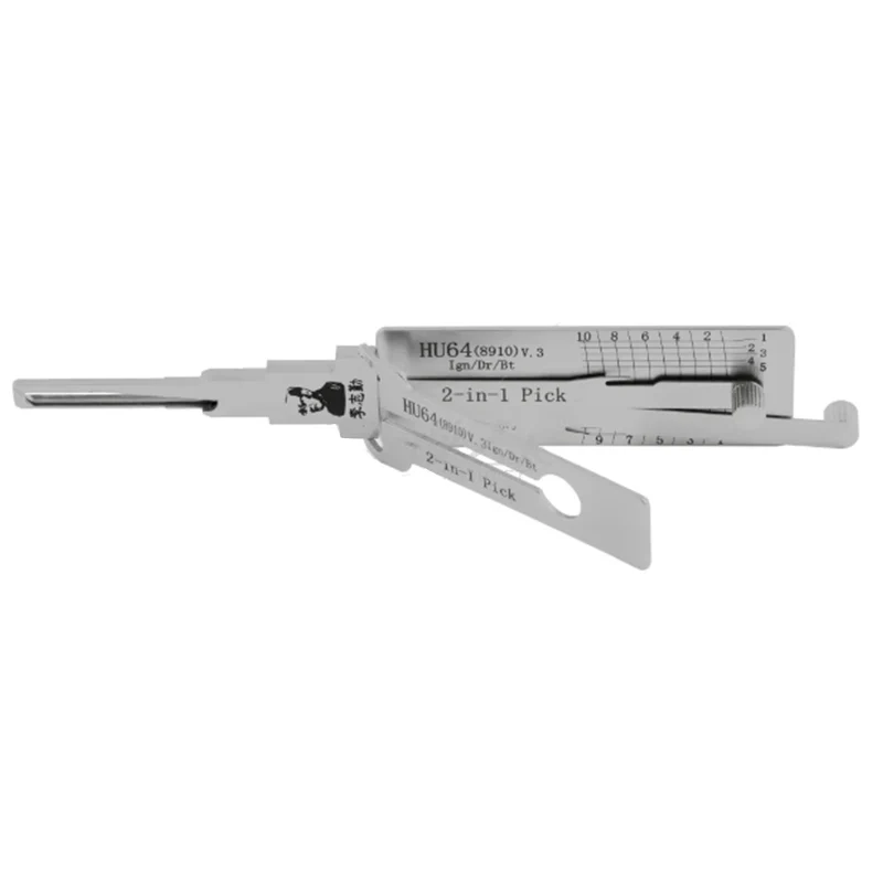 Original Lishi 2-in-1 HU66 HU100 HON66 HU100R HU92 HY22 TOY2 TOY48 HU101 HU162T-8 lishi Pick Tool Door opening tool Stainless s image 3