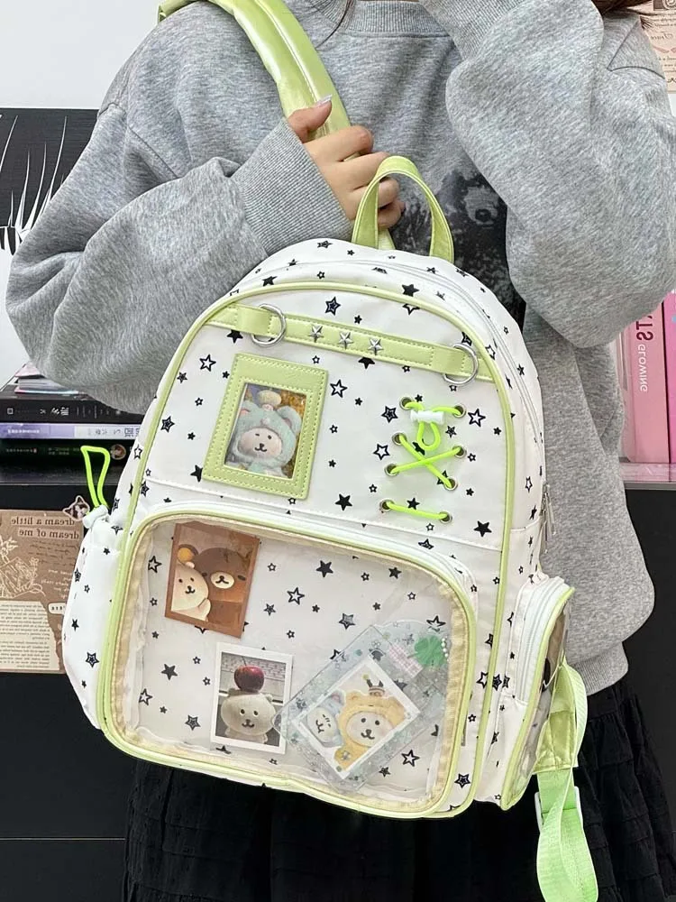 Kawaii Starry Harajuku Pastel Ita Backpack