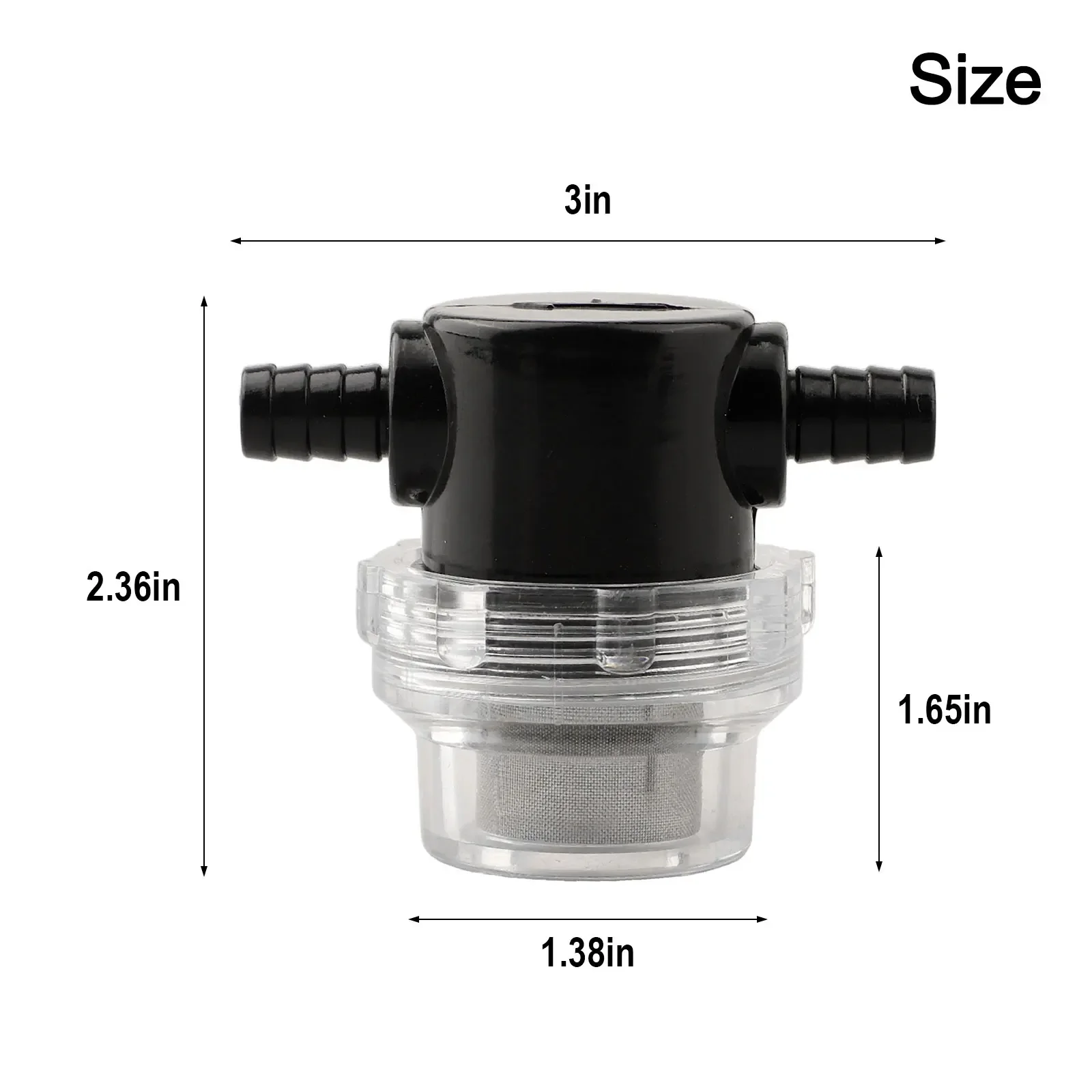 Filtros de bomba de água, pulverizador de tubo rotativo em linha, pré-filtro em linha aprimorado, filtro de poço para bombas de água, equipamento de tubulação de fonte