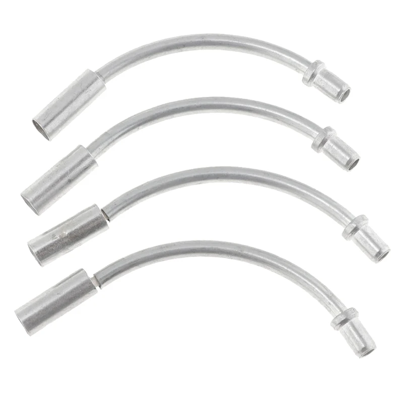 ●50 Pieces Bike Folding Cycling V Brake Noodle Linear Pull Brake Cable Guide Hose 90 Degree Bicycle Brake Parts