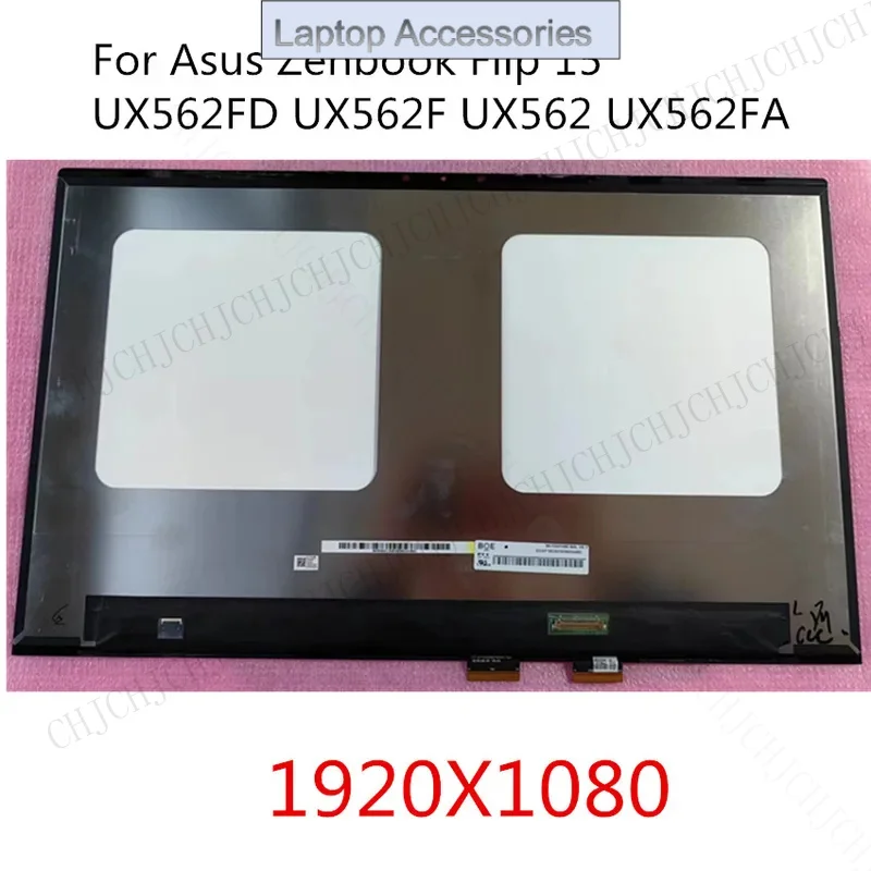 

F NV156FHM-N4L V8.1 LCD Screen Touch Screen Digitizer Assembly For Asus UX562 UX562UG UX562FA UX562F UX562FD FHD 30PINS