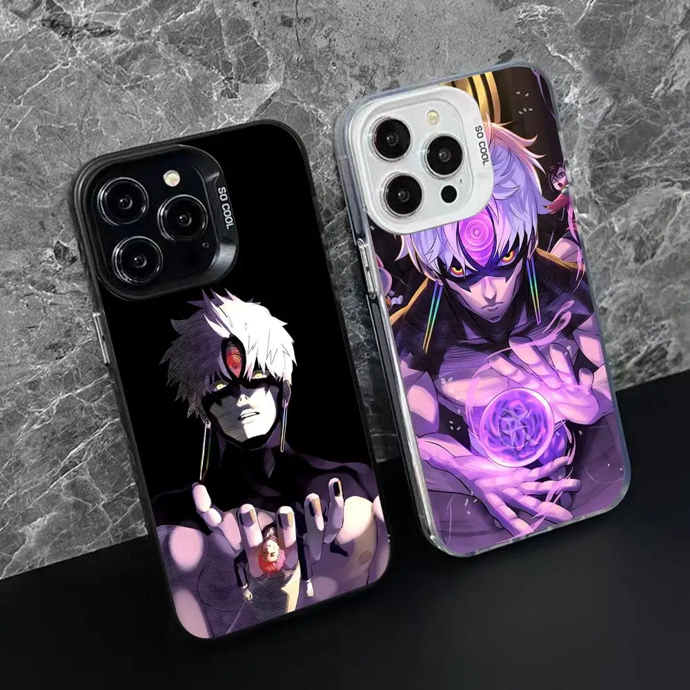 Dandadan Jiji حافظة هاتف محمول لهاتف آيفون 17 16 15 14 13 12 11 X XR XS 8 7 Pro Max Plus شفافة اللون واقية #2