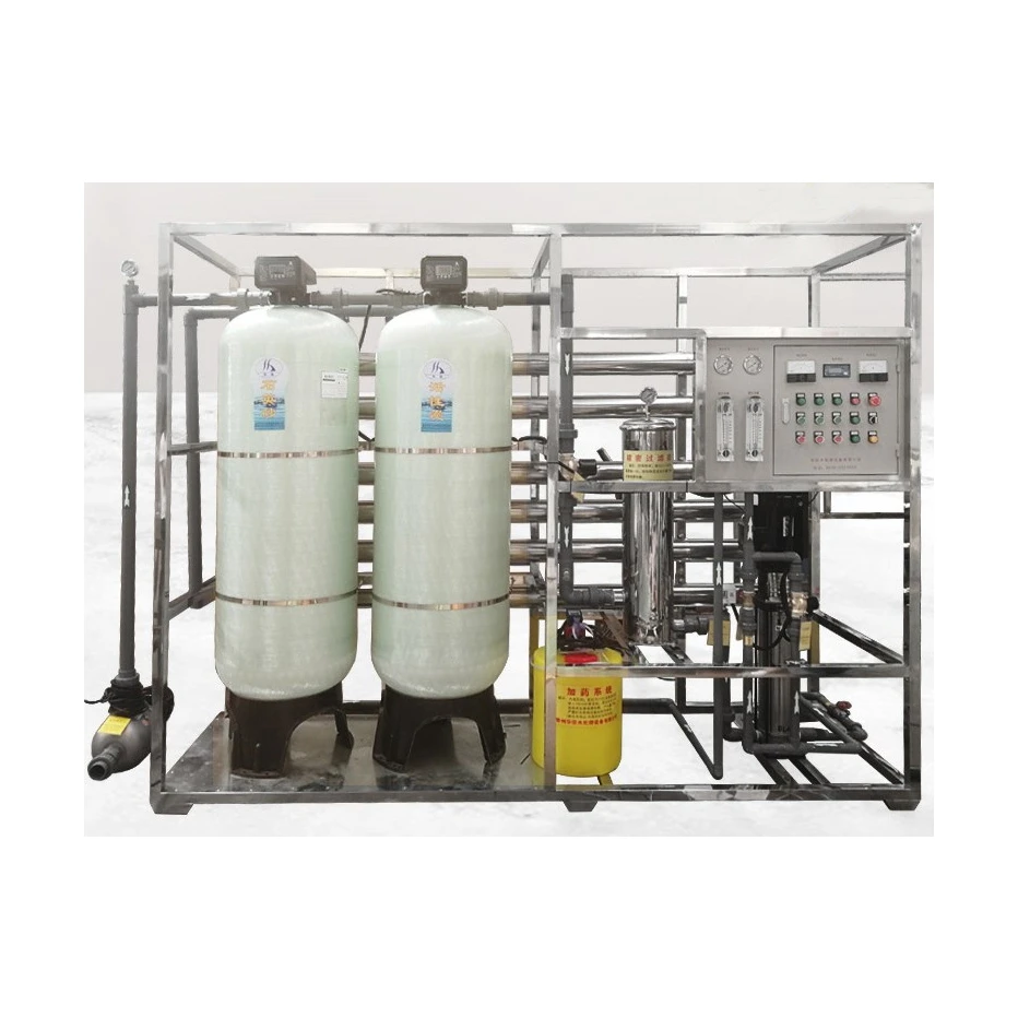 Impianto industriale di trattamento dell'acqua per il trattamento dell'acqua potabile 1000lph RO