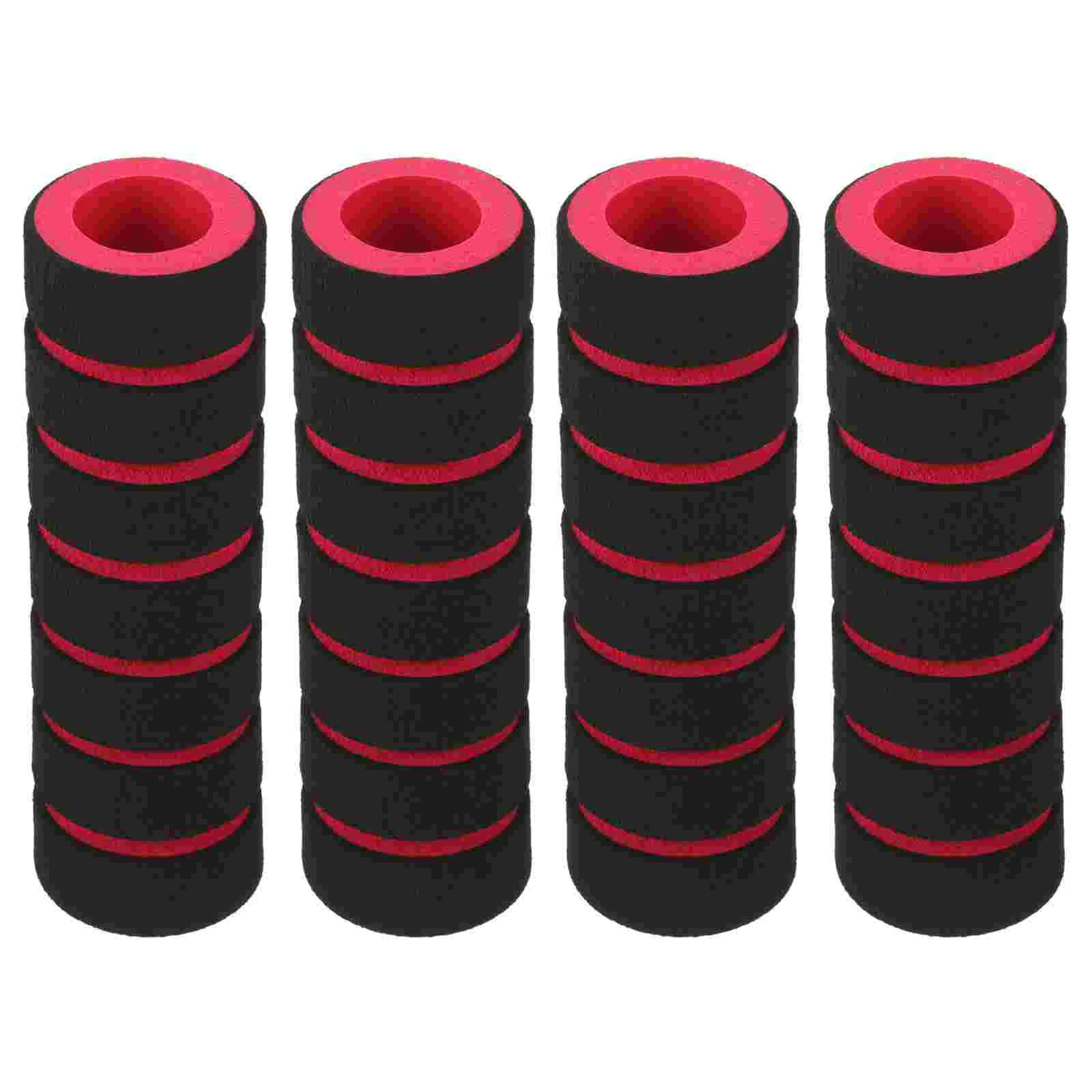 

2 Pairs Sponge (red) Sponge Kayak Paddle Grip Anti-skid Colored Wraps Damping Canoe Protector