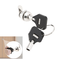 Mini Tubular Cam Lock with 2 Keys for Home Important Items Security Cylinder Door / Mailbox / Telephone