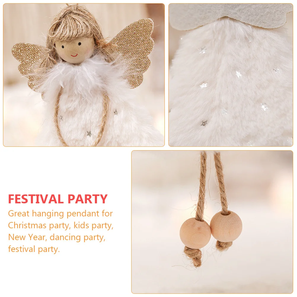 

Angel Girl Hanging Pendant Christmas Ornament Lovely Hanging Decoration for Tree Gift Box Party Festival Room Decor