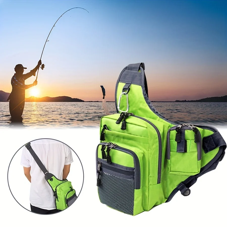 

1pc Fishing bag waist bag outdoor fishing sports waist bag multifunctional waterproof road bag