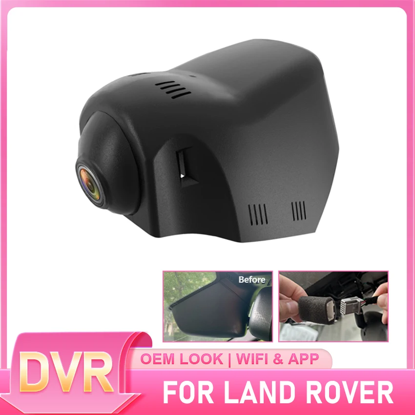 

Plug and play Car DVR Camera Dash Cam For Land Rover Discovery Sport Range Rover Evoque Jaguar E F PACE XE XF XJ XJL XEL