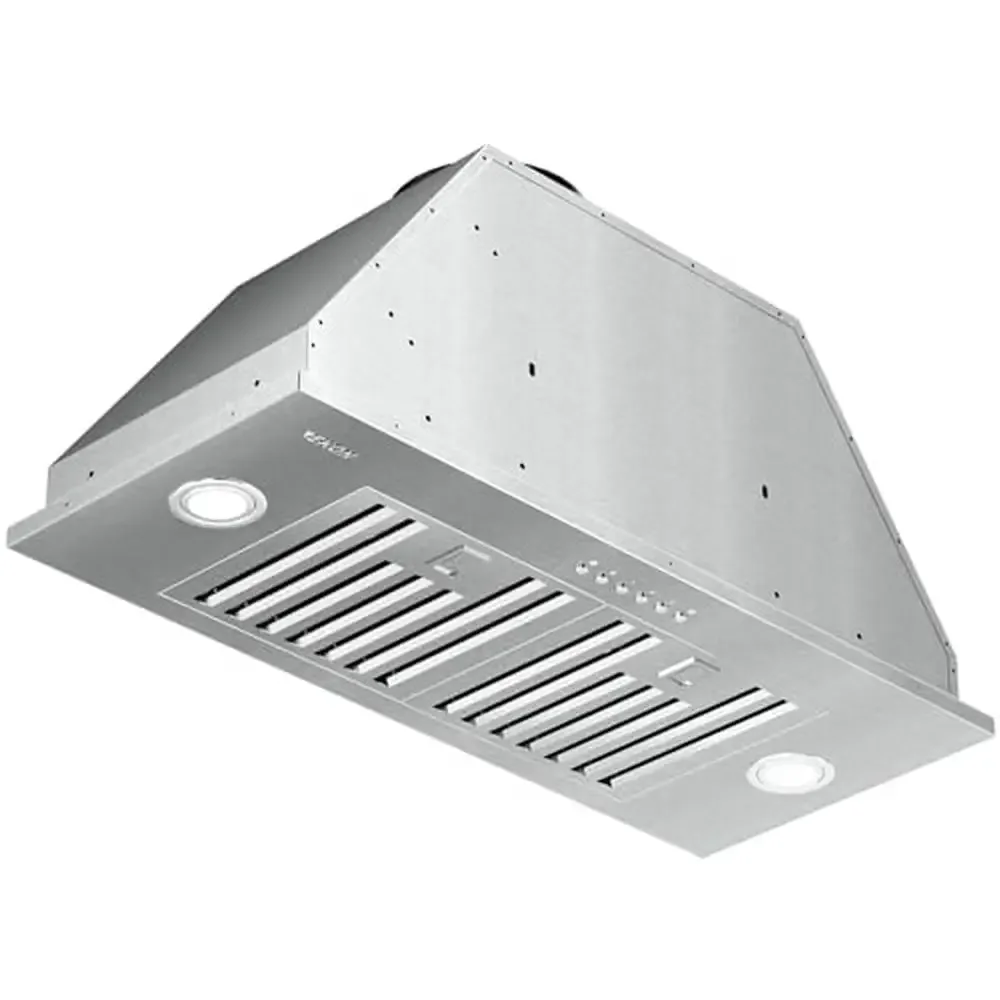 900CFM Convertible Range Hood Insert with 4 Speeds Soft Touch Panel and Charcoal Filter 2 LED Lamps Included Ultra-Quiet