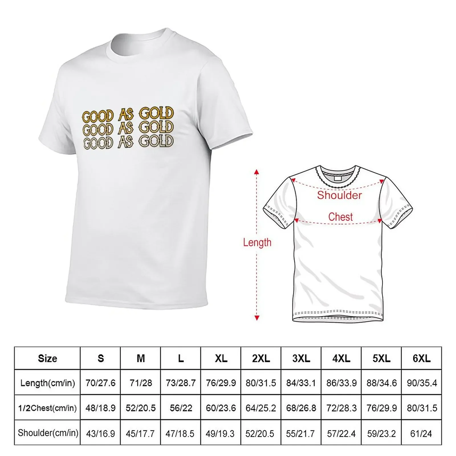 Scheana Good as Gold T-shirt kawaii clothes boys whites big and tall t shirts for men