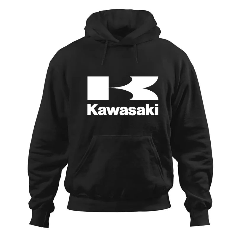 

Men Women Hoodie Kawasaki Motorcycle Graphic Print Fashion Cool Hip Hop Pullover Autumn Winter Men Casual Comfortable Hoodies 66