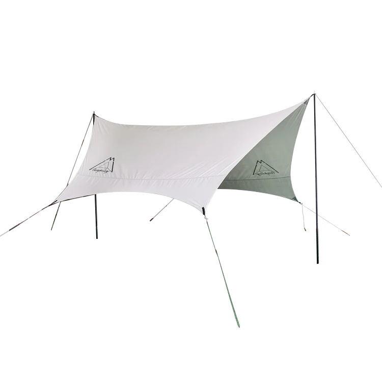

210D Oxford with Black Coated UPF 50+ Rainproof Outdoor Tarp Tent Camping Awning Tent Anti-UV Canopy Tent