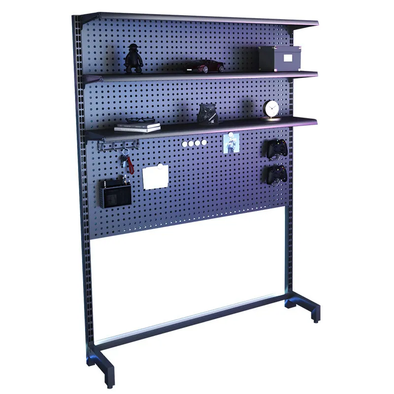

Hole board vertical e-sports table computer table without punching