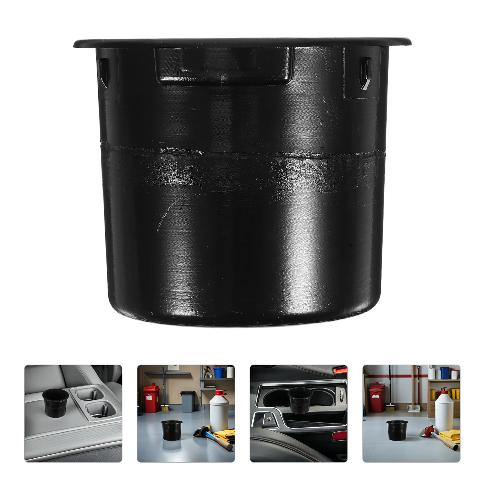 

Car Cup Holder Insert ABS Plastic Black Durable Replacement for Rv Truck Boat Vehicle Cup Stand Tea Coffee Water Bottle