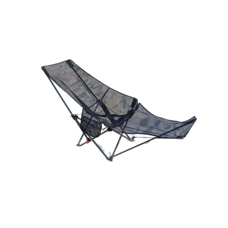 Outdoor Folding Chair Portable Recliner Backrest Lazy Chair Breathable Mesh Sleepable Adjustable Three Levels Leisure Furniture view 5