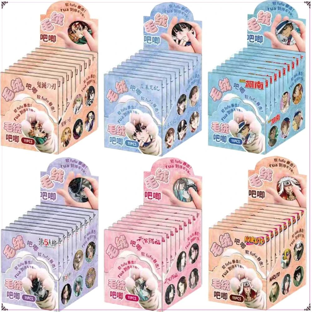 Anime Gadżety Ozdobne Okrągłe Odznaki Popularne Postacie Kolekcja z Kreskówek Broszki do Cosplayu Dekoracja Torby Prezent Niespodzianka