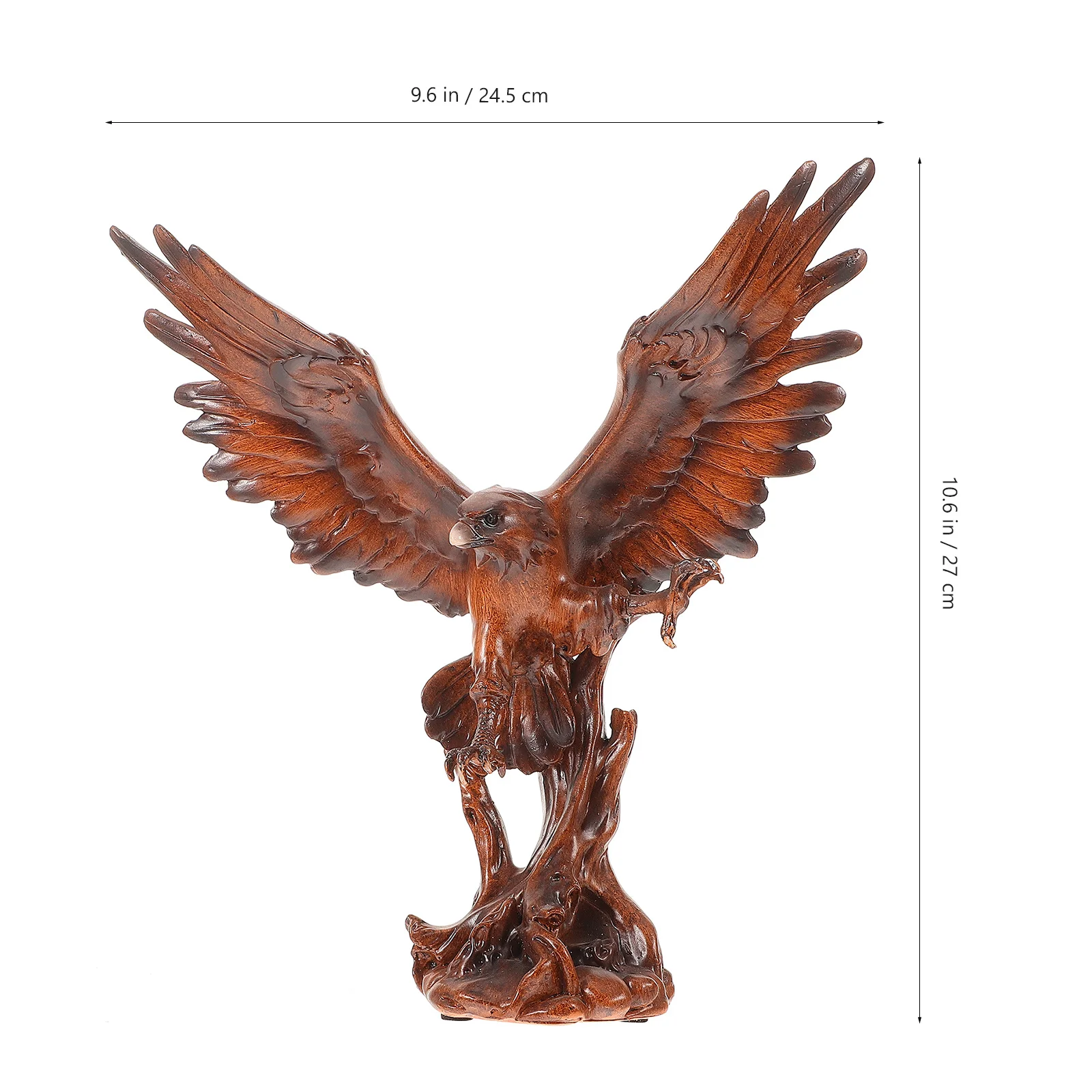 

Elegant Resin Eagle Statue Desktop Decoration Office Table Ornament Sculpture Eagle Figurines Resin Figurines
