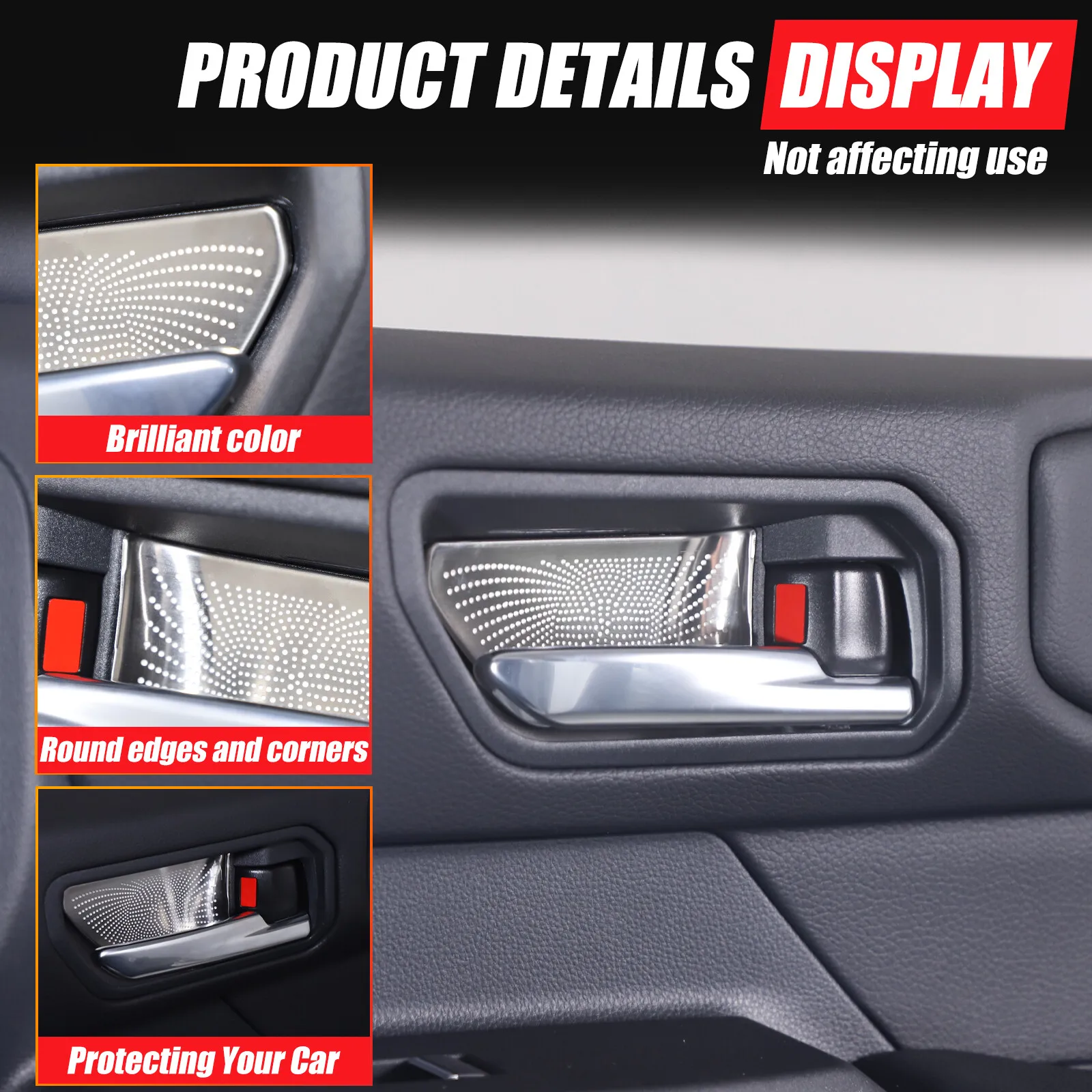 

Для Toyota Land Cruiser 250 2024 2025 Prado LC250 1958 первого издания, дверная ручка автомобиля, украшение для внутренней чаши, аксессуары для интерьера