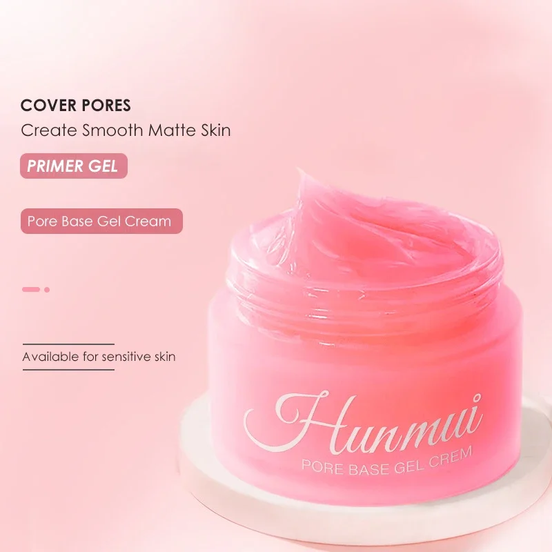 Hunmui Face Primer Pore Base Gel Cream Magical Perfecting Base Face Primer Under Foundation Invisible Pore Makeup Primer Cream