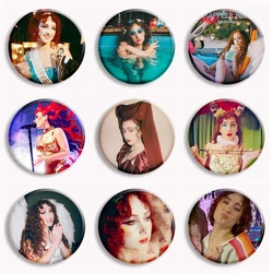 Hot Singer Chappell Roan Midwest Princess Button Pin Cartoon Aesthetic Brooch Badge Bag Accessories Fans Collect Friends Gifts