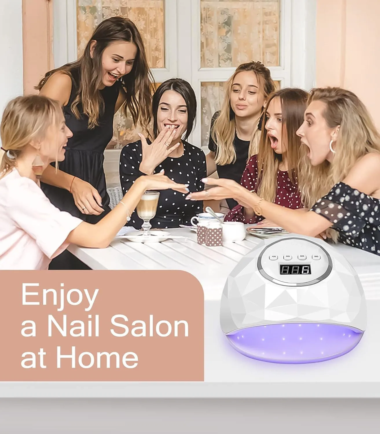 86w UV LED Nagel trockner mit 39 Perlen 4 Timer profession elle Lampe für Maniküre Gel Nagellack Härtung strock ner für zu Hause und Salon