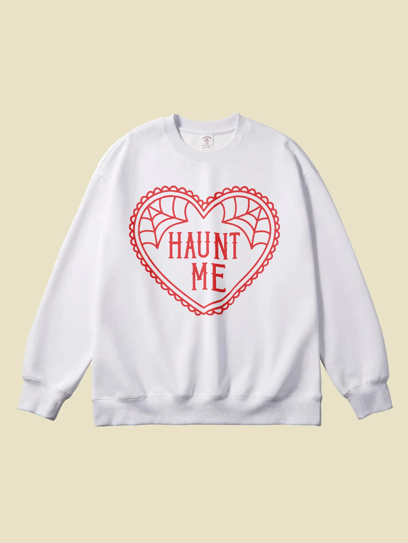 面白いハロウィン コージー ユニセックス マルチカラー クルーネック ジャンパー ルーズ ピュアコットン 女性用 秋冬ファッション ハロウィン スポーツ