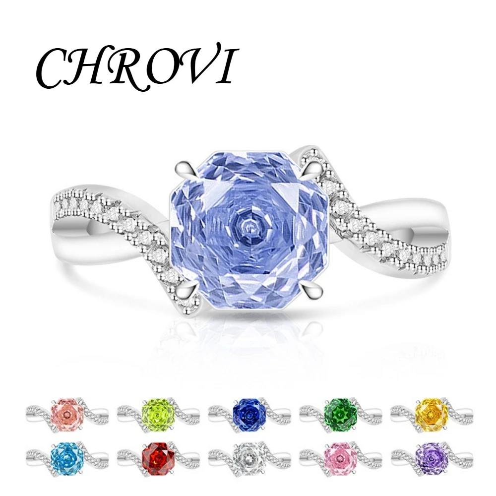 Luxurious 925 sterling silver best-selling rose twist ring for women - ultra-shiny high-carat diamond - versatile finger ring