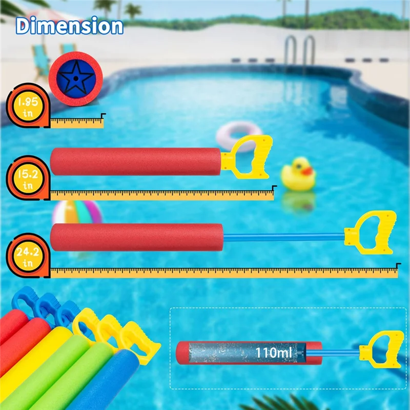 B49B-4 piezas de piscina con rociador de agua para niños, adultos, piscina al aire libre de verano a granel, patio trasero, lucha contra juegos acuáticos en la playa