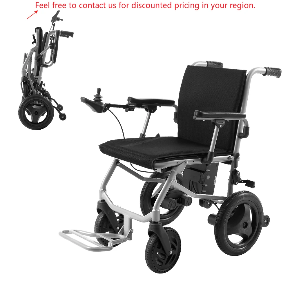 

Hot Selling Popular Power Wheelchair Elderly Folding Aluminum Alloy Electric Wheelchair