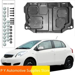 Under Engine Guard Splash Shield Mud Fender Cover Plate Fender Mudguard Protector For Toyota YARIS 2008-2011 1.3L 1.6L Car Black