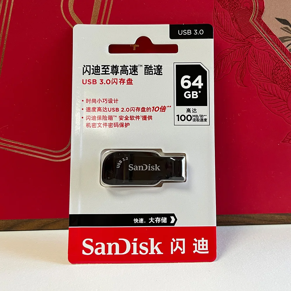 SanDisk Ultra Shift USB 3.0 Flash Disk 128GB 64GB 32GB Mini Key Pendrive Flash Drive 256GB 512GB Memory Stick Pen Drives For PC