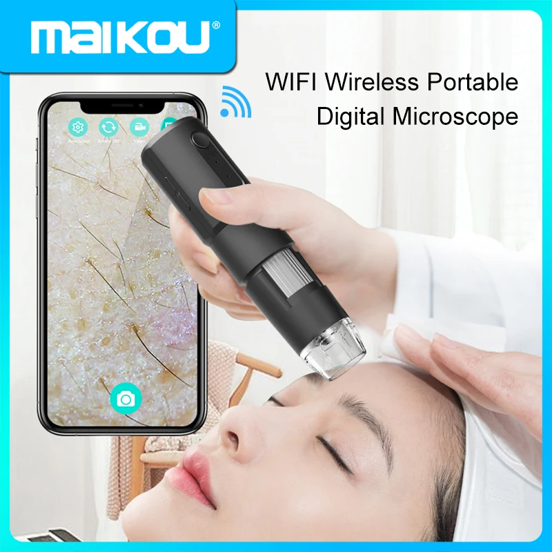 USB Portable Electron Microscope Wireless WiFi Connection Mobile Phone Digital Magnifying Glass