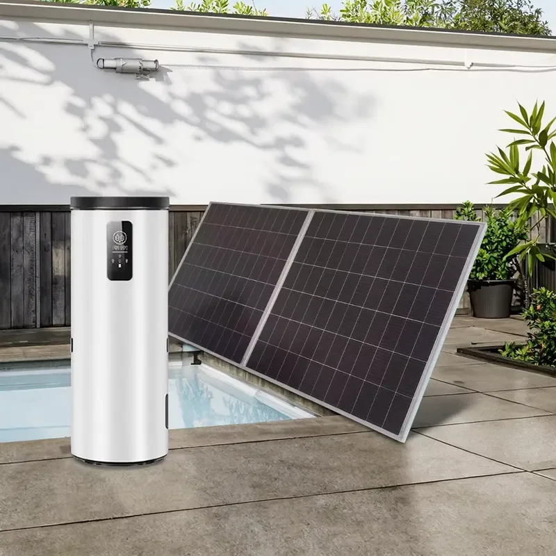 Freestanding 150L Stainless Steel Solar Water Heater Electric Heat Pump Energy Efficiency RV Ready Household Hotel Use