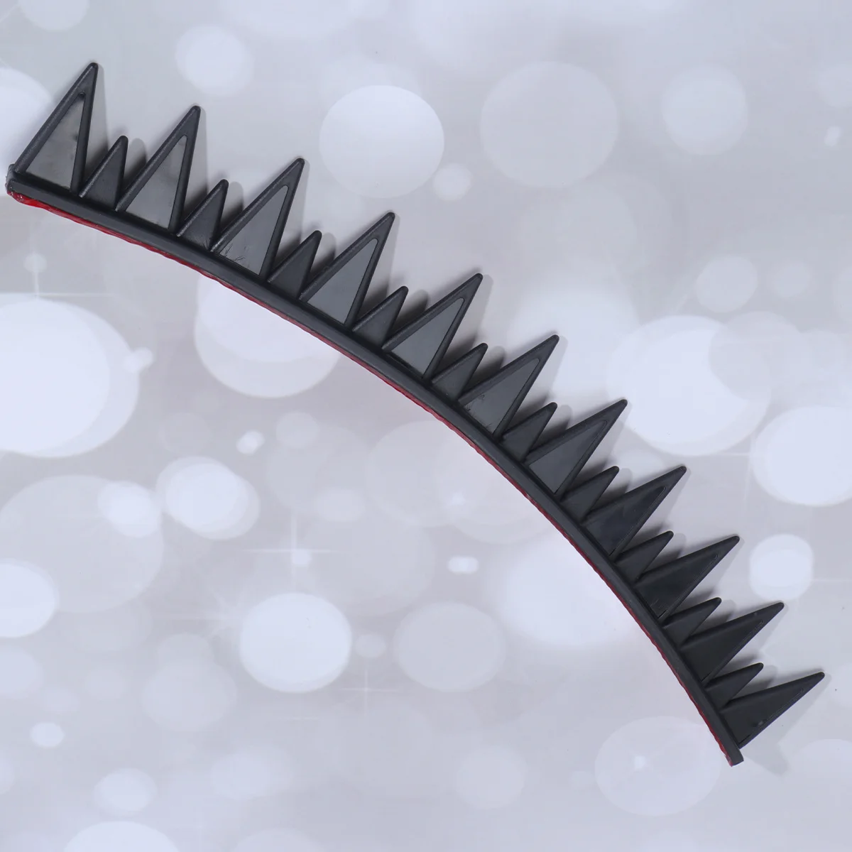 

Patch For Motorcycle Black Sharp Cockscomb Head Horn Strip Durable Retro Decoration Modified Sticker Bike