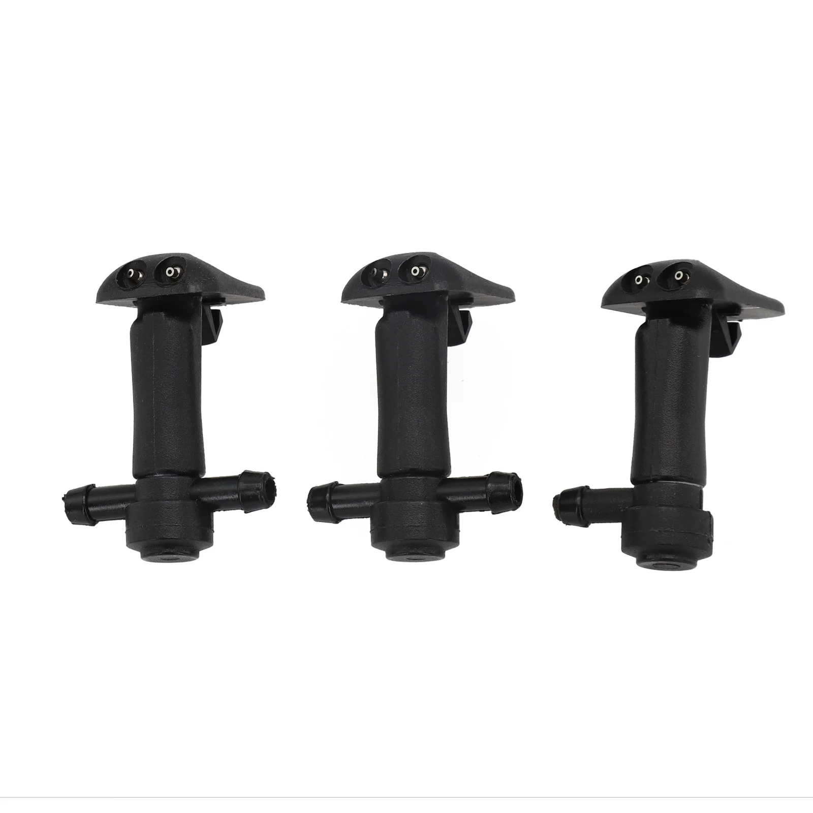 3Pcs Windshield Washer Nozzles For Saab 9-3 9-3X 2003-11 12778850 12778849 Left & Right Placement Plastic Automobiles Parts