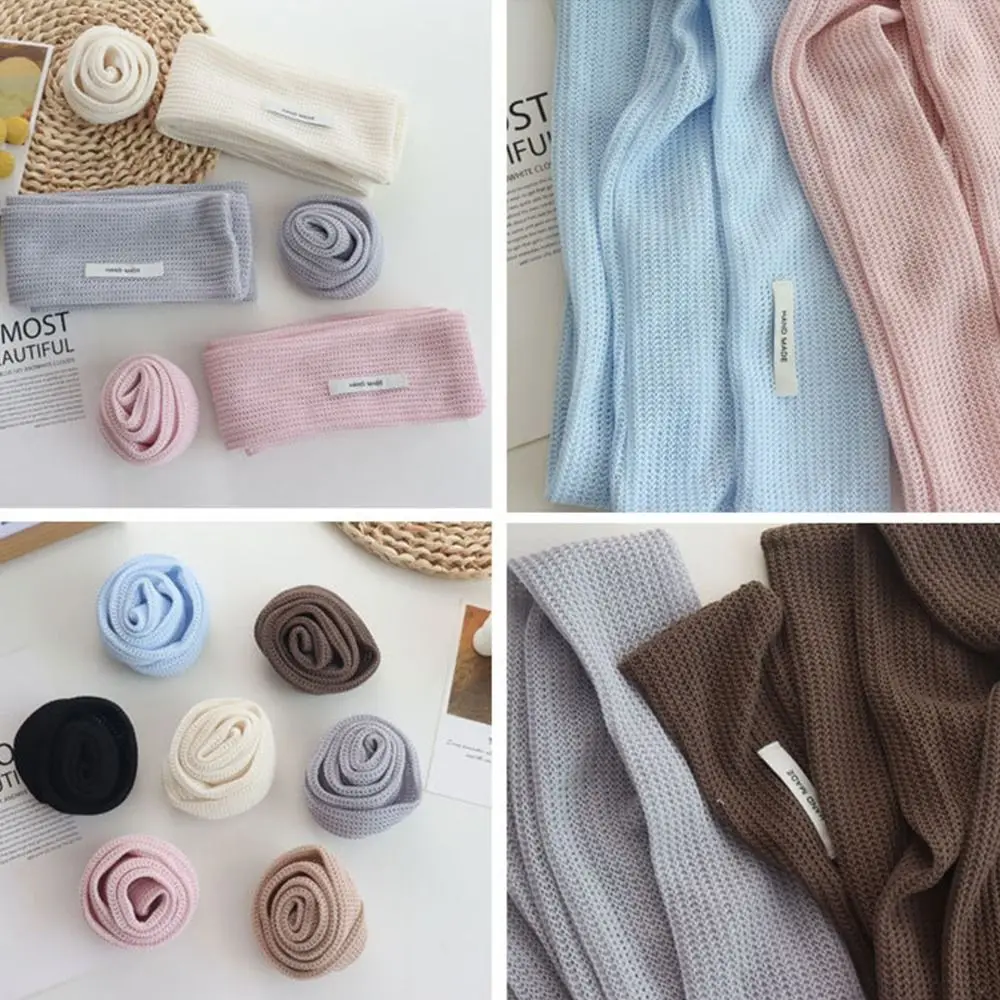 Cravat وشاح طويل منديل الديكور التجميع الملابس والاكسسوارات روز زهرة الأوشحة وشاح الملحقات التفاف