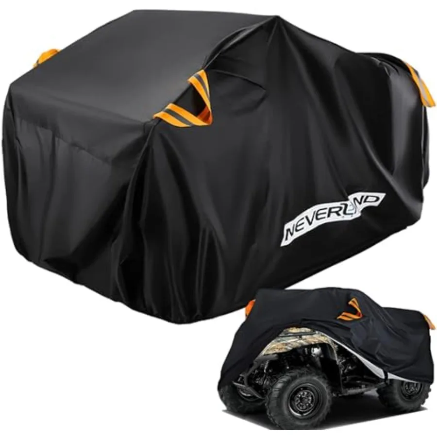

ATV Cover Waterproof Heavy Duty All Weather Protection '' 4 Wheeler Covers Outdoor Srage Compatible with Polaris Sportsman KFX