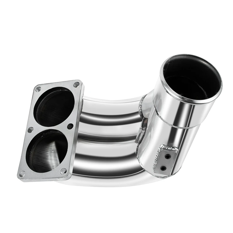 3.5Inch Raw Intake Elbow For Dodge Ram 2500 3500 6.7L Cummins Turbo Diesel 2007-2018 Stainless Steel