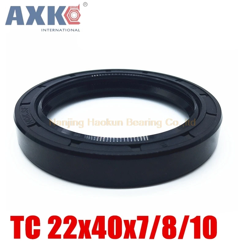 

10pcs AXK TC 22x40x7 22x40x8 22x40x10 NBR 22x40 Skeleton Oil Seals AXK high-quality Seals Radial shaft seals