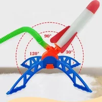 Kids Outdoor Rocket Foot Pump Outdoor Air Pressing Soaring Rocket Suit Jumps Air Powered Rocket Launcher Game Children Toy Gifts 6