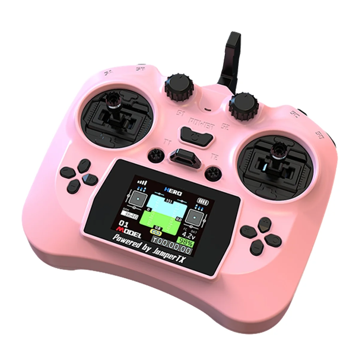 

Leading-edge Smart Remote Controller TX Color Screen Transmitter Hall Sensor Gimbals ELRS 2.4G 100mW 12CH for FPV RC Drone G