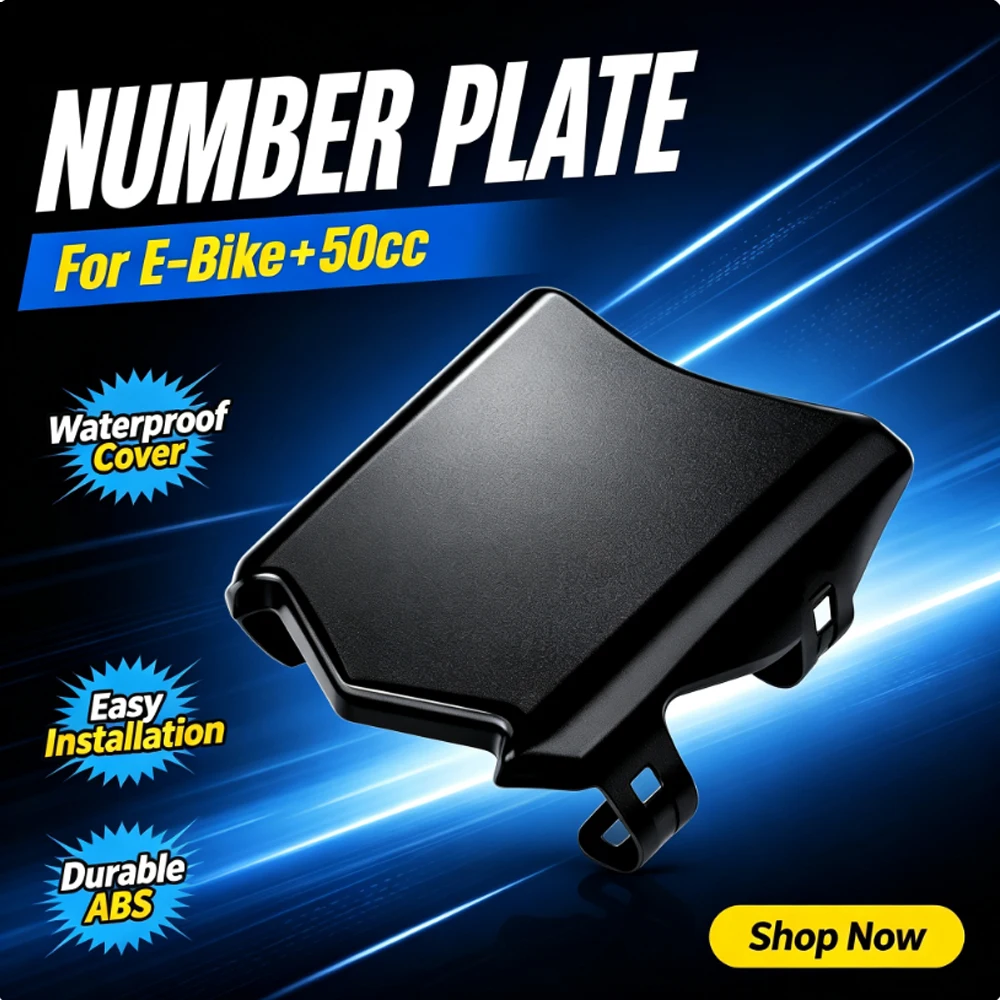Electric Bike Front License Plate For Surron S X Motorcycle Accessories Number Plate For Stark Varg Talaria Sting Q20 Dirt EBike