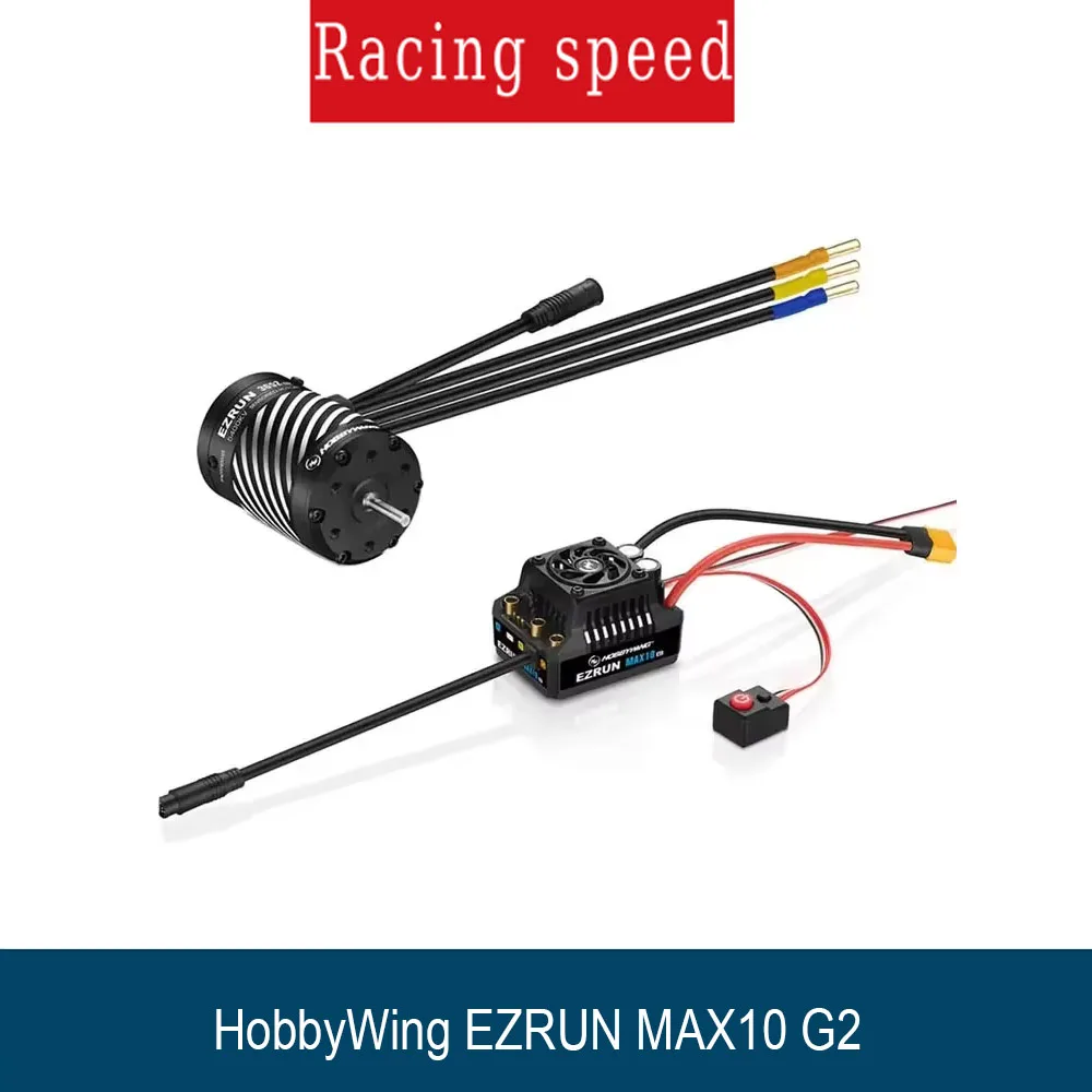 

Hobbywing EZRUN MAX10 G2 80A/140A 2-3S Водонепроницаемый бесщеточный ESC и 3652/3665 SD G3 сенсорный бесщеточный двигатель для 1/10 RC Car Truck